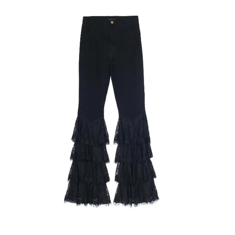 Current Elliott X The Vampires Wife Black Jeans, NWT, Size 24, Retail $428.00. - Picture 3 of 6